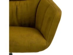 Heather Fauteuil Lounge Avec Tabouret, Couleur Curry, Noir. -Deco.fr Soldes Boutique fauteuil 22046297