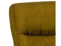 Heather Fauteuil Lounge Avec Tabouret, Couleur Curry, Noir. -Deco.fr Soldes Boutique fauteuil 22046299