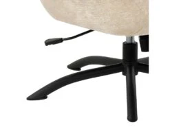 Talgarth Fauteuil Relax Avec Tabouret, Crème, Noir. -Deco.fr Soldes Boutique fauteuil 22046381
