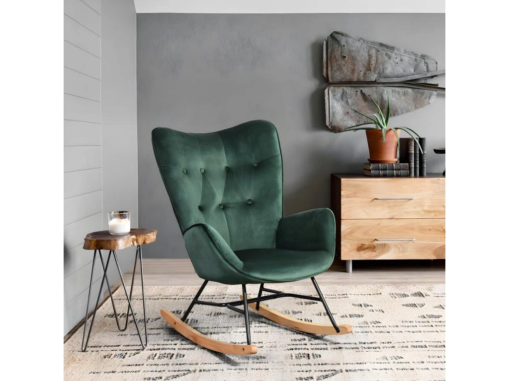 Fauteuil à Bascule Rocking Chair Scandinave,epping 1 Fauteuil à Bascule Rocking Chair Scandinave,epping