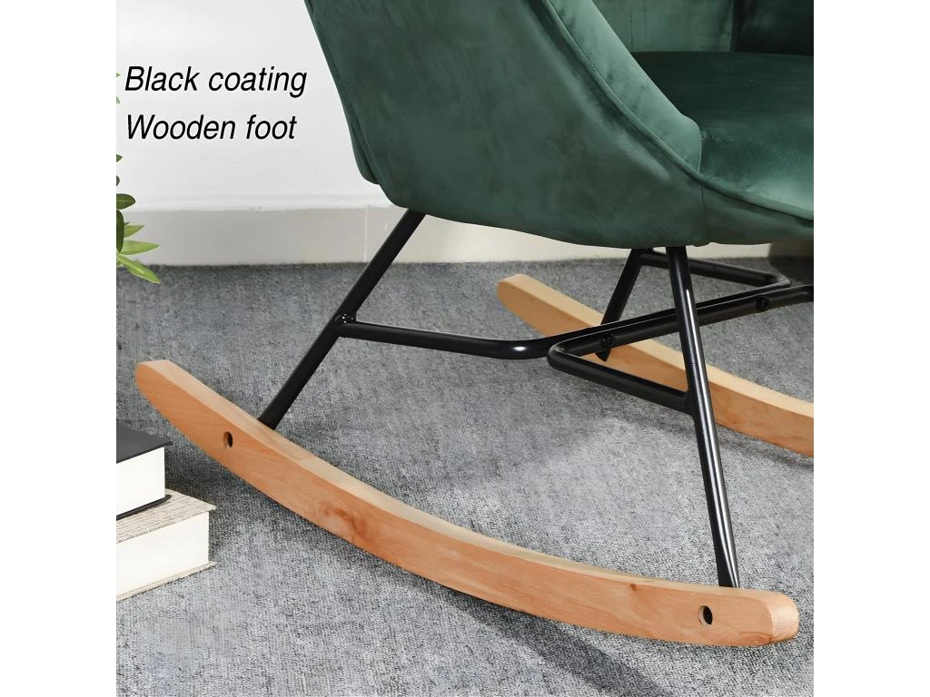 Fauteuil à Bascule Rocking Chair Scandinave,epping 9 Fauteuil à Bascule Rocking Chair Scandinave,epping – Image 9