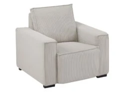 Fauteuil Relax électrique En Velours Cotelé Gris Clair AMELIO -Deco.fr Soldes Boutique fauteuil 22151785