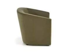 Fauteuil Design En Tissu Velours 77 X 72 X 71 Cm - Vert -Deco.fr Soldes Boutique fauteuil 22213345