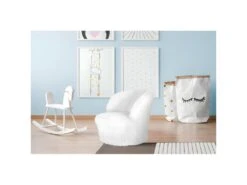 Fauteuil Enfant Design "Nanny" 47cm Blanc -Deco.fr Soldes Boutique fauteuil 22358195