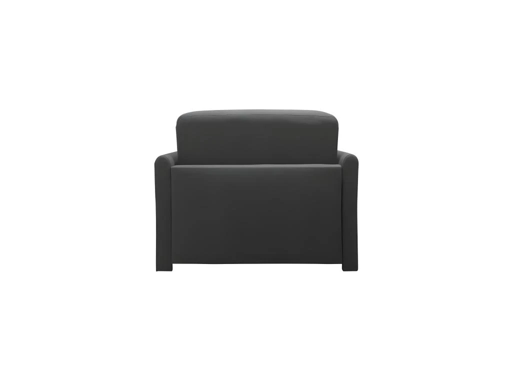 XENON Fauteuil Convertible 1 Place Noir Matelas Dunlopillo 80cm 5 XENON Fauteuil Convertible 1 Place Noir Matelas Dunlopillo 80cm – Image 5