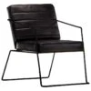 Fauteuil Noir Cuir Véritable -Deco.fr Soldes Boutique fauteuil 22562113