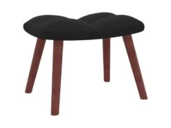 Chaise à Bascule Avec Repose-pied Noir Velours 15 Chaise à Bascule Avec Repose-pied Noir Velours -Deco.fr Soldes Boutique fauteuil 22563349