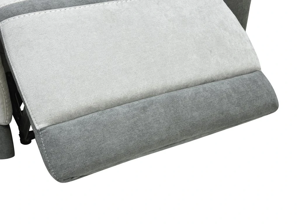 Fauteuil Relax électrique En Tissu Gris Clair ORIETTO 11 Fauteuil Relax électrique En Tissu Gris Clair ORIETTO – Image 11
