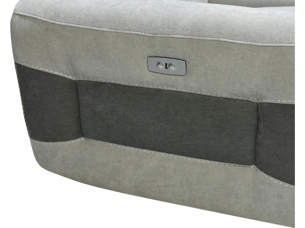 Fauteuil Relax électrique En Tissu Gris Clair ORIETTO 10 Fauteuil Relax électrique En Tissu Gris Clair ORIETTO – Image 10