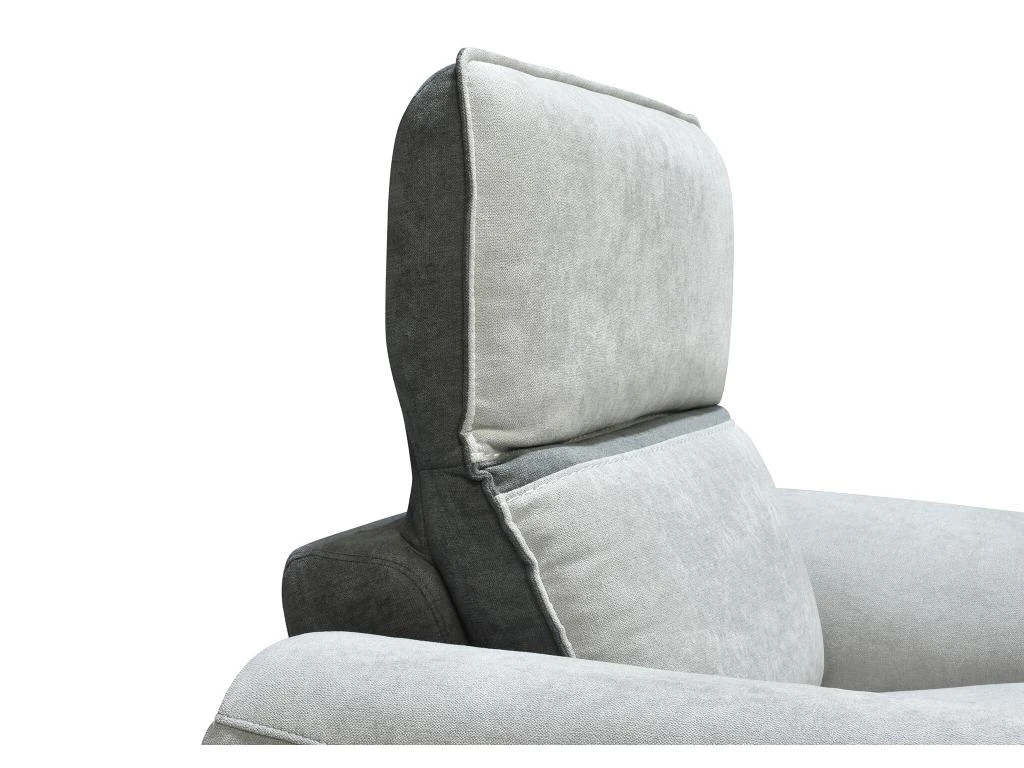 Fauteuil Relax électrique En Tissu Gris Clair ORIETTO 6 Fauteuil Relax électrique En Tissu Gris Clair ORIETTO – Image 6