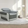 Fauteuil Relax électrique En Tissu Gris Foncé ORIETTO 11 Fauteuil Relax électrique En Tissu Gris Foncé ORIETTO -Deco.fr Soldes Boutique fauteuil 22805969