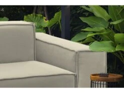 Chaise Longue Dbrogn, Chaise Longue, 100% Made In Italy, Fauteuil Relax En Tissu Rembourré, Cm 160x95h70, Beige -Deco.fr Soldes Boutique fauteuil 22936947