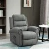 Fauteuil De Massage Fauteuil Releveur électrique Inclinaison Réglable Repose-Pied Ajustable Lin Gris Chiné -Deco.fr Soldes Boutique fauteuil 22962555