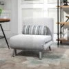 Fauteuil Convertible 3 En 1 Chauffeuse Lit 1 Place Avec Coussin Gris 11 Fauteuil Convertible 3 En 1 Chauffeuse Lit 1 Place Avec Coussin Gris -Deco.fr Soldes Boutique fauteuil 22963197