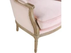Fauteuil En Velours ALIENOR - Rose Pastel 8 Fauteuil En Velours ALIENOR - Rose Pastel -Deco.fr Soldes Boutique fauteuil 245327