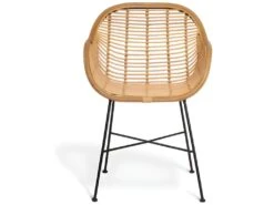 Fauteuil En Rotin Tressé MYSORE - Naturel -Deco.fr Soldes Boutique fauteuil 280031