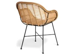 Fauteuil En Rotin Tressé MYSORE - Naturel -Deco.fr Soldes Boutique fauteuil 280035