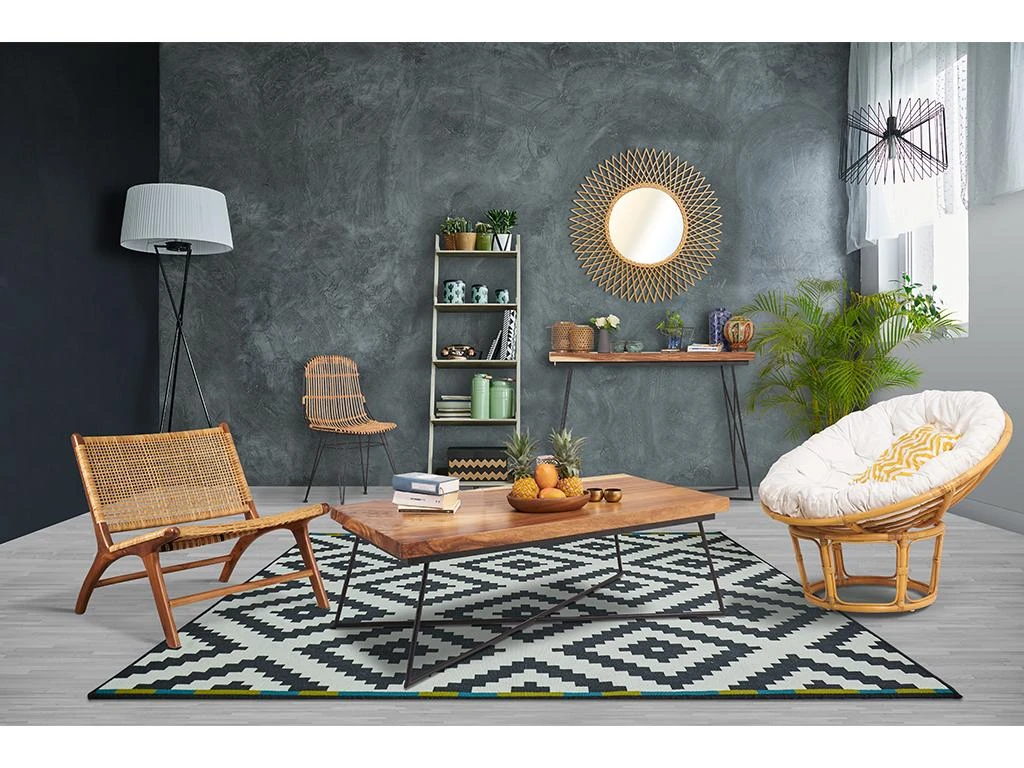 Fauteuil Rond En Rotin AKAROA - Coloris Miel 2 Fauteuil Rond En Rotin AKAROA - Coloris Miel â Image 2