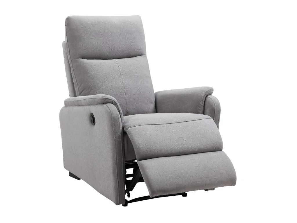 Fauteuil Relax électrique En Tissu ONESTI II - Gris Clair 7 Fauteuil Relax électrique En Tissu ONESTI II - Gris Clair – Image 7