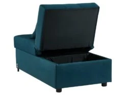 Fauteuil Convertible En Tissu LESNA - Bleu Canard 13 Fauteuil Convertible En Tissu LESNA - Bleu Canard -Deco.fr Soldes Boutique fauteuil 316083