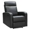 Fauteuil Relax électrique En Cuir ABERDEEN - Noir Et Bande Anthracite 11 Fauteuil Relax électrique En Cuir ABERDEEN - Noir Et Bande Anthracite -Deco.fr Soldes Boutique fauteuil 366599