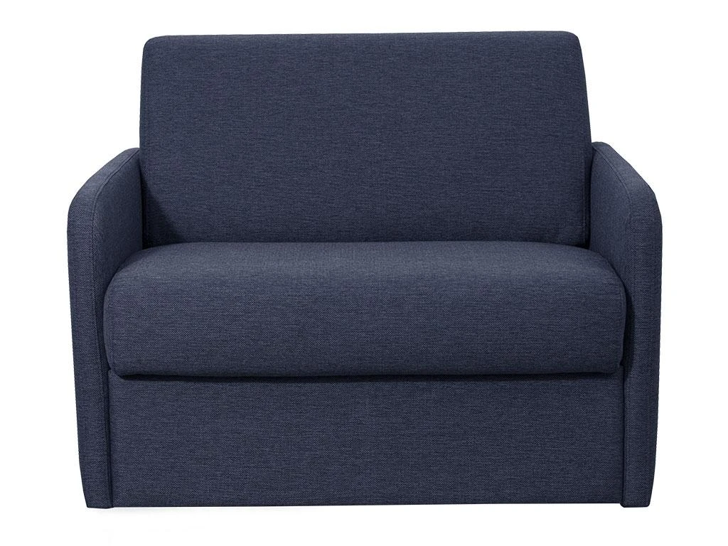 Fauteuil Convertible Express En Tissu NADOA - Couchage 70cm - Bleu 3 Fauteuil Convertible Express En Tissu NADOA - Couchage 70cm - Bleu – Image 3