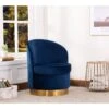 Fauteuil SANELA En Velours - Bleu Nuit 17 Fauteuil SANELA En Velours - Bleu Nuit -Deco.fr Soldes Boutique fauteuil 402119