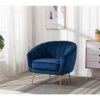 Fauteuil Cabriolet En Velours PABLITO - Bleu Roi -Deco.fr Soldes Boutique fauteuil 403775
