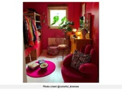 Fauteuil Main Pivotant CATCHY En Velours - Fuchsia 8 Fauteuil Main Pivotant CATCHY En Velours - Fuchsia -Deco.fr Soldes Boutique fauteuil 404955