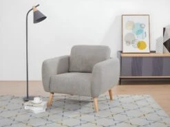 Fauteuil En Tissu MAGELAN - Taupe