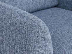 Fauteuil En Tissu MAGELAN - Bleu Clair -Deco.fr Soldes Boutique fauteuil 405725