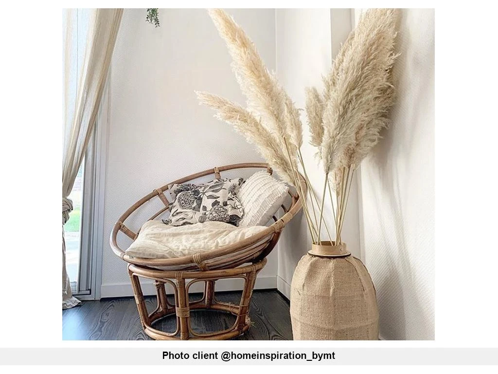 Fauteuil Rond En Rotin AKAROA - Coloris Miel 8 Fauteuil Rond En Rotin AKAROA - Coloris Miel â Image 8