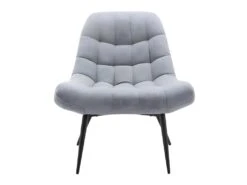 Fauteuil En Tissu Gris Clair ESENO 11 Fauteuil En Tissu Gris Clair ESENO -Deco.fr Soldes Boutique fauteuil 488199
