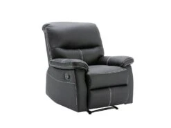 Fauteuil Relax En Simili Noir CANBY 11 Fauteuil Relax En Simili Noir CANBY -Deco.fr Soldes Boutique fauteuil 495055