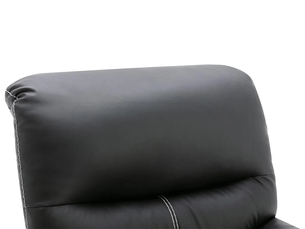 Fauteuil Relax En Simili Noir CANBY 6 Fauteuil Relax En Simili Noir CANBY – Image 6