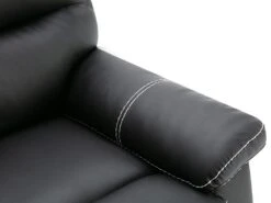 Fauteuil Relax En Simili Noir CANBY 16 Fauteuil Relax En Simili Noir CANBY -Deco.fr Soldes Boutique fauteuil 495061
