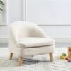 Fauteuil Pour Enfant En Tissu Bouclette GINA - Beige -Deco.fr Soldes Boutique fauteuil 579421