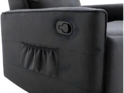 Fauteuil Relax En Tissu Anthracite MADRIOLO -Deco.fr Soldes Boutique fauteuil 672439