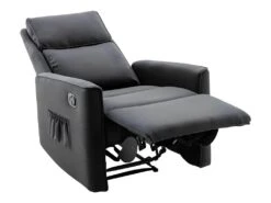 Fauteuil Relax En Tissu Anthracite MADRIOLO -Deco.fr Soldes Boutique fauteuil 672441