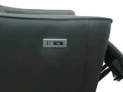 Fauteuil Relax électrique En Tissu Effet Cuir Vert Foncé TAODA -Deco.fr Soldes Boutique fauteuil 6799077