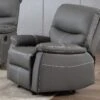 Fauteuil Relax En Simili Gris CANBY -Deco.fr Soldes Boutique fauteuil 7256825