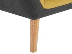 Fauteuil En Tissu Jaune Et Anthracite SERTI II 11 Fauteuil En Tissu Jaune Et Anthracite SERTI II -Deco.fr Soldes Boutique fauteuil 8119675