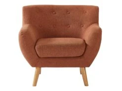 Fauteuil En Tissu Orange SERTI II 7 Fauteuil En Tissu Orange SERTI II -Deco.fr Soldes Boutique fauteuil 8700183