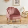 Fauteuil Pour Enfant En Velours Rose COBACA 4 Fauteuil Pour Enfant En Velours Rose COBACA -Deco.fr Soldes Boutique fauteuil 8750537