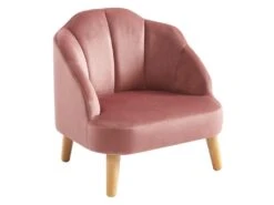 Fauteuil Pour Enfant En Velours Rose COBACA 9 Fauteuil Pour Enfant En Velours Rose COBACA -Deco.fr Soldes Boutique fauteuil 8750547