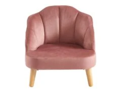 Fauteuil Pour Enfant En Velours Rose COBACA 10 Fauteuil Pour Enfant En Velours Rose COBACA -Deco.fr Soldes Boutique fauteuil 8750549
