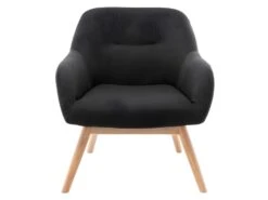 MALMO - Fauteuil Scandinave Tissu Gris Foncé Pieds Bois 9 MALMO - Fauteuil Scandinave Tissu Gris Foncé Pieds Bois -Deco.fr Soldes Boutique fauteuil 8914955