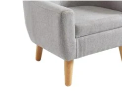 Fauteuil Pour Enfant En Tissu Gris CASORLA -Deco.fr Soldes Boutique fauteuil 9018495