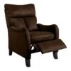 OVIEDO - Fauteuil Relax Manuel Coloris Chocolat -Deco.fr Soldes Boutique fauteuil 9164939