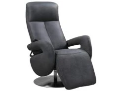 ROSARIO - Fauteuil Relax Electrique Tissu Gris Foncé -Deco.fr Soldes Boutique fauteuil 9165039